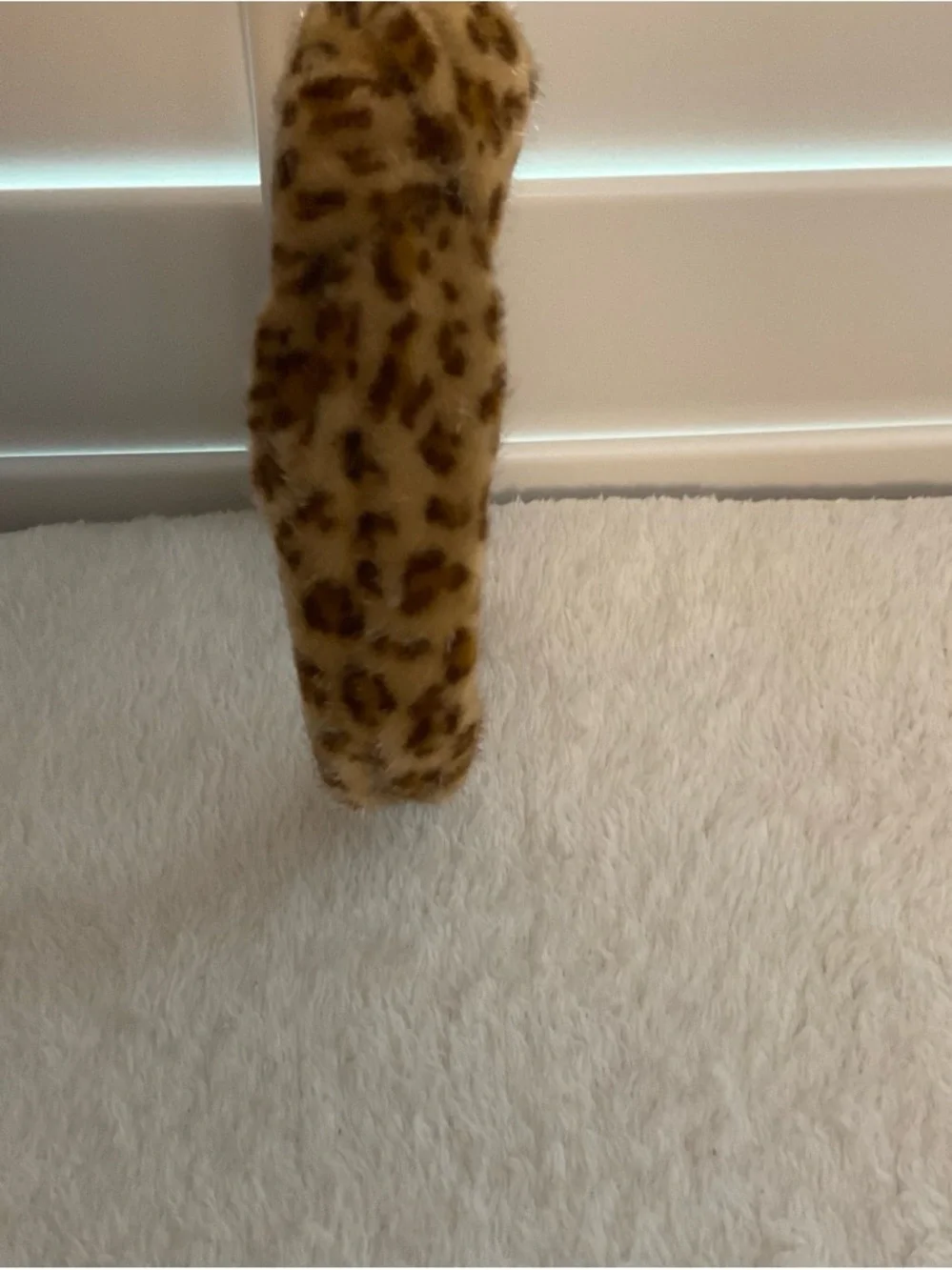 Leopard Print Padded Headband - Brown